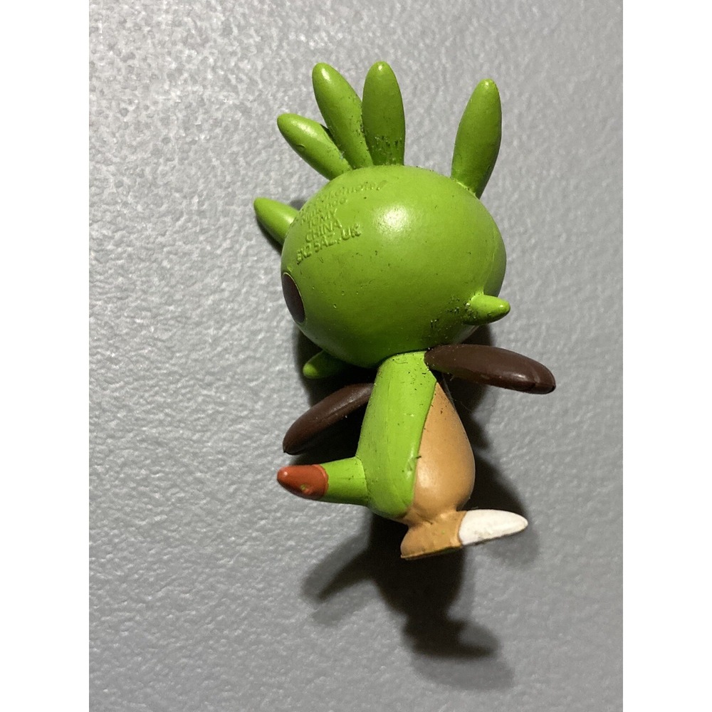 Rare 2015 TOMY UK Chespin Starter Pokemon Nintendo Mini Figure htt Toy Figurine - Picture 3 of 4